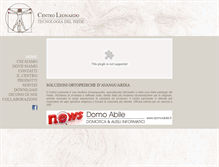 Tablet Screenshot of centro-leonardo.it